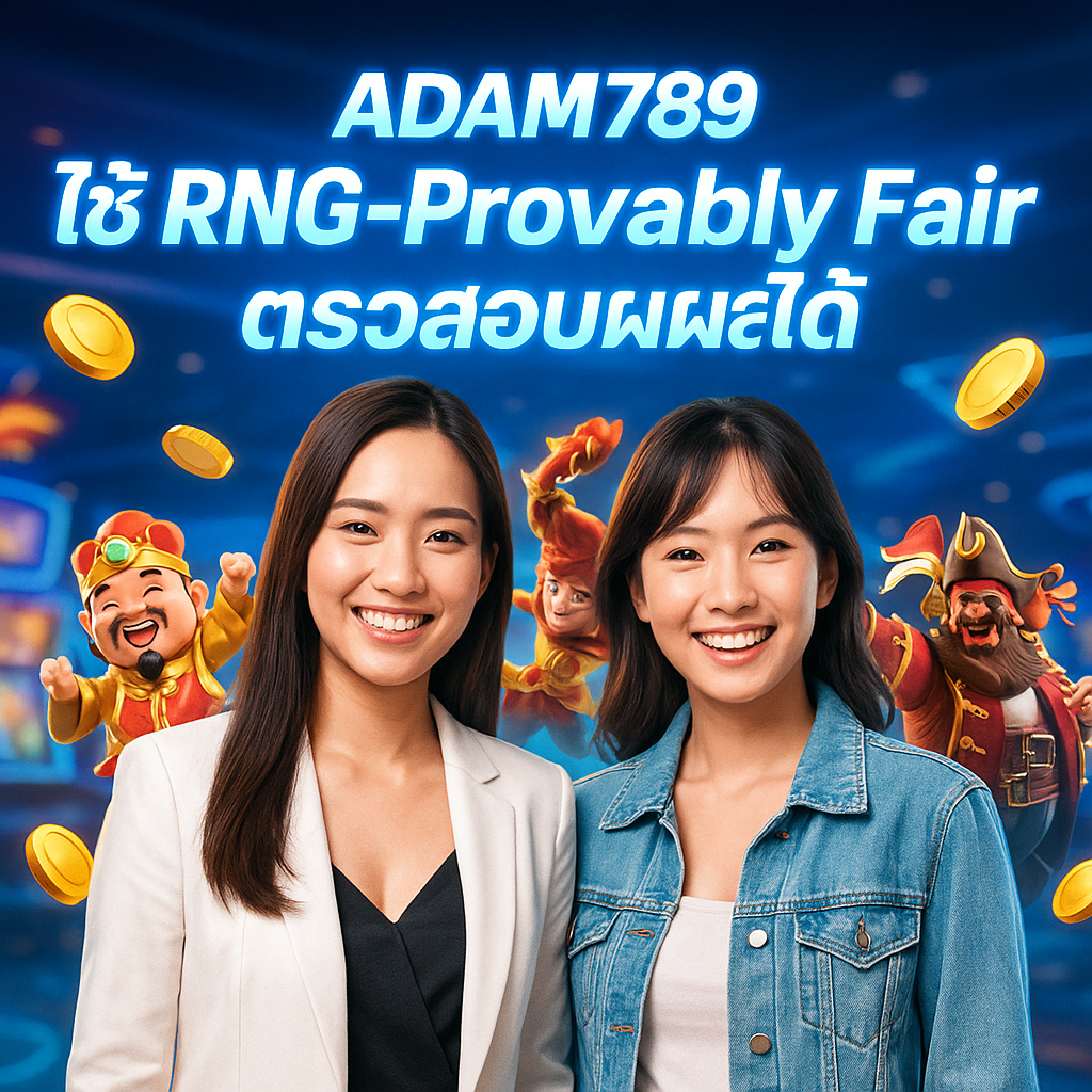 ADAM789 ใช้ RNG-Provably Fair ตรวจสอบผลได้