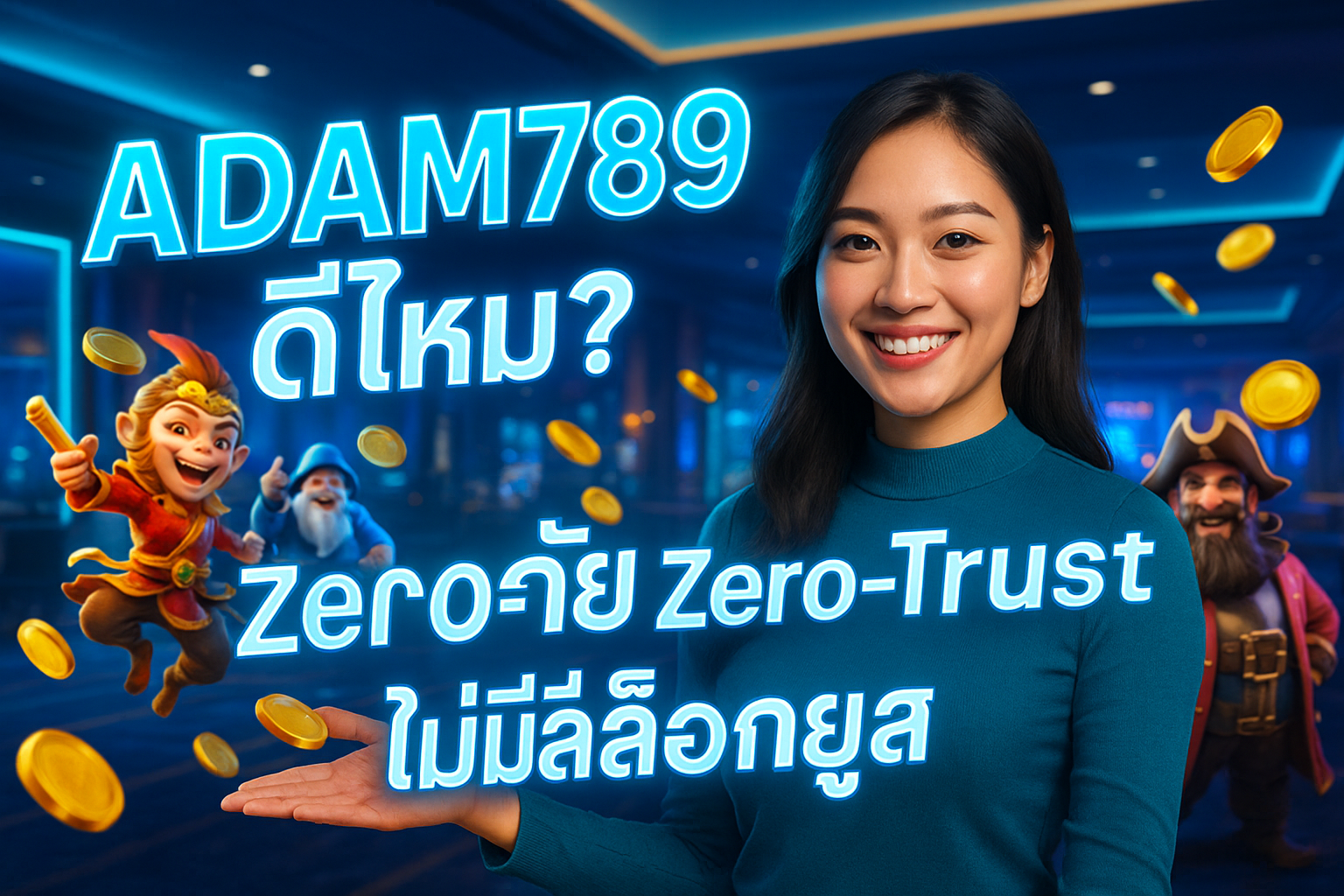 ADAM789 ดีไหม? ปลอดภัย Zero-Trust ไม่มีล็อกยูส
