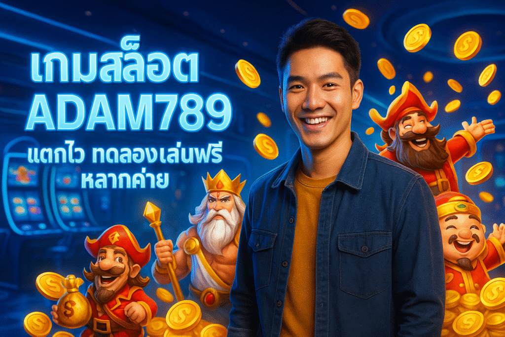 เกมสล็อต ADAM789 แตกไว ทดลองเล่นฟรีหลากค่าย