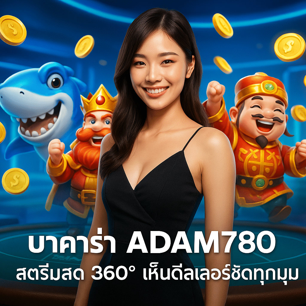 บาคาร่า ADAM789 สตรีมสด 360° เห็นดีลเลอร์ชัดทุกมุม